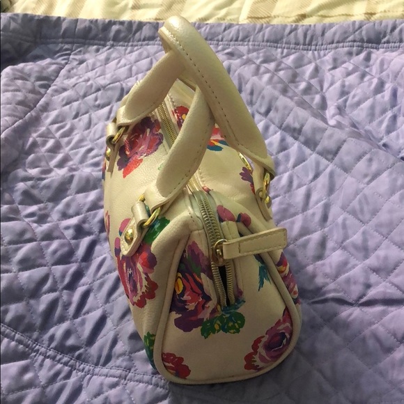 Betsey Johnson Mini Satchel Floral Crossbody - Picture 4 of 7